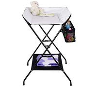 meihe Table à Langer Pliable et Portable, Table a Langer Pliante pour Remplacement de la couche,Chambre Bébé,Réglable en Hauteur (79 * 55.5 * 96cm)