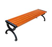 Meihkkud Banc de Jardin,Banc de Jardin en Bois,Banc résistant aux intempéries,Banc publique en Bois Massif,Meuble de Terrasse, Parc, Patio, Balcon(150cm/59in)