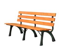 Meihkkud Banc de Terrasse,avec Assise à Lattes,Banc extérieur,Banc publique en Bois Massif ,Meuble de Terrasse, Parc, Patio, Balcon(120 * 58 * 72cm/47.2 * 22.8 * 28.3in)