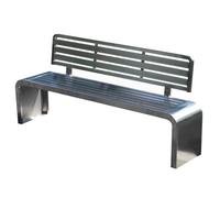 Meihkkud Chaise de Loisirs d'extérieur, Banc de Jardin Monobloc, Mobilier de Jardin Confortable, pour 2 à 3 Personnes, pour Parc et Patio(120 * 40 * 80cm/47.2 * 15.7 * 31.4in)