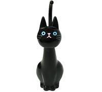Meiho Brosse à WC motif chat, noir, paquet et manuel en japonais (français non garanti)