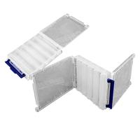 Meiho Versus Reversible 140 Two Sided Plastic Lure Case Clear Boite