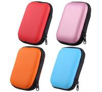 MeiHongJiaYe 4 Boîtes de Rangement pour Cartes à Jouer, Étui de Protection pour UNO, Cabo, UNO Flip - 4 Couleurs (11 x 8 x 4 cm) - Compatible avec Jeux de Cartes Classiques