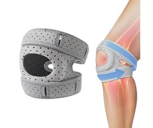 MEIION axenalab Genouillère Rotulienne NeuroGenoux - Réalignez l'Articulation du Genou Pendant vos Mouvements Patella Réglable - Soutien et Confort pour Sportifs pour Course et Tennis