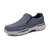 MEIION Canles Deklan Chaussures décontractées en toile pour homme Chaussures confortables à enfiler légères et respirantes pour le quotidien avec semelle intérieure ergonomique et soutien du talon,
