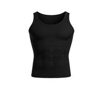 MEIION Débardeur Gainant Omeno Gilet de Compression Amincissant en Coton pour Hommes Shapewear sans Manches pour Une Silhouette élancée