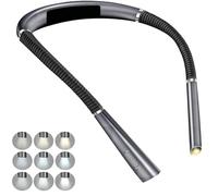 MEIION lectura land Lampe de lecture Flexible - Rechargeable Lampe de Lecture avec 3 Couleurs et 3 Niveaux de Luminosité, Bras Pliables et Autonomie Prolongée, pour Lire, Tricoter et Réparer