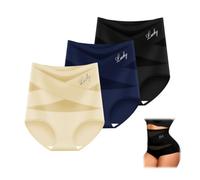 MEIION Maeline Culotte Gainante Taille Haute-Maintien Ventre Plat | Effet Remontant Fesses,Confortable Anti-repliement pour Usage Quotidien et Post-Partum