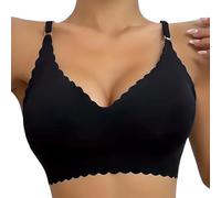 MEIION montalpin Mont Alpin Brassière Finesse+ - Aussi Doux Qu’Une Caresse Soutien Gorge féminin en Forme de V, rembourré, Doux, Non marquant, Confortable, sans Fils cachés