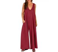 MEIION montalpin mont alpin Combinaison fluide et décontractée Combinaisons d'été pour Femmes Élégantes à Manches Courtes, Décontractées avec Poches, Style Chic pour Toutes Occasions