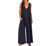 MEIION montalpin mont alpin Combinaison fluide et décontractée Combinaisons d'été pour Femmes Élégantes à Manches Courtes, Décontractées avec Poches, Style Chic pour Toutes Occasions