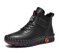 MEIION nevova NevOY - Bottines orthopédiques en cuir et fourrure intérieure Bottines d'Hiver Orthopédiques Femme - Imperméables, Confortables, Soutien Plantaire