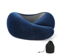 MEIION Nomadike NOMAREST | Coussin de Voyage en Mémoire de Forme Oreiller de Voyage Ergonomique en Mousse à mémoire de Forme, Parfait pour Avion et Voiture, Confort Ultime Garanti.