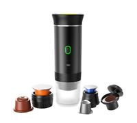 MEIION nuveofly Kaféo - Machine à café expresso portable Machine à Espresso Portable - 60ml, Chauffage Électrique USB-C, Compatible avec Capsules NS & Café Moulu