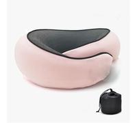 MEIION Oreiller de Voyage Avion & Train - Coussin Cervical Ergonomique en Mousse à Mémoire de Forme, Soutien Anti-Douleurs, Respirant & Lavable - Adultes & Voyageurs Fréquents