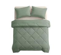 MEIION Pratikae EasyBed - Une Couette et Une Housse en Un Seul Produit, en Microfibre,séchage Rapide, Respirante et fraîche,Couettes Gonflante Ultra Légère et Très Respirante,