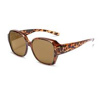 MEIION Solène Paris OptiShade - Lunettes Polarisées à Superposition Lunettes de soleil polarisées légères pour hommes et femmes, antireflet, protection UV, idéales pour la conduite et le golf