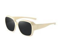 MEIION Solène Paris OptiShade - Lunettes Polarisées à Superposition Lunettes de soleil polarisées UV401 pour femmes et hommes, à clipser sur lunettes de vue