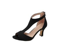 MEIION volmena sandales orthopédiques à talons Sandales Femme à Talon Bloc 5cm, Bout Ouvert, Suède Doux, Confort Été, Chic Soirée, Chaussures Élégantes pour Toutes Occasions
