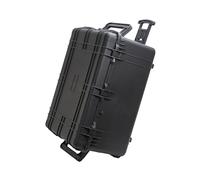 MEIJIA Étui de protection étanche et portable pour appareil photo avec poignée rétractable et roues roulantes, ajustement personnalisable en mousse, noir élégant, 85 x 71 x 44 cm