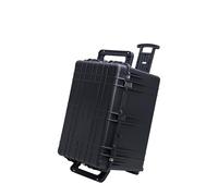 MEIJIA Étui de protection étanche et portable pour appareil photo avec poignée rétractable et roues roulantes, ajustement personnalisable en mousse, noir élégant, 80 x 58 x 50 cm