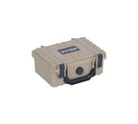 MEIJIA Étui de protection rigide étanche avec mousse personnalisable, compatible avec appareil photo, drones, objectifs, 20,6 x 16,7 x 9 cm, Beige sable, Sportif