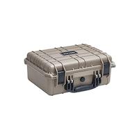 MEIJIA Étui étanche et Portable pour Appareil Photo avec Mousse Personnalisable, Convient à l'utilisation de Drones, appareils Photo, équipements, Pistolets, 40,6 x 33 x 17,4 cm, Beige Sable, Durable