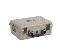 MEIJIA Étui rigide étanche pour appareil photo avec mousse personnalisable, convient pour drones, appareil photo, objectif, Beige sable, 19.78"x15.77"x7.41", Étui rigide