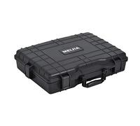 MEIJIA Housses pour appareils Photo,Valise Antichoc pour Ordinateur Portable,capacité de 15L, avec Insert en Mousse Personnalisable,Noir élégant, 21,62 "x 17,25" x 4,87 "