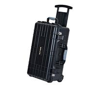 MEIJIA Valise boîtier Rigide pour caméra,Housses pour appareils Photo compacts, IP67 étanche à l'eau et à la poussière, avec Insert en Mousse Personnalisable, Noir, 9,17 "x 7,56" x 4,33"