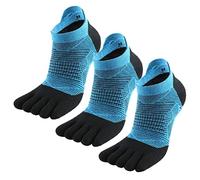 MEIKAN Chaussettes à orteils, COOLMAX Chaussette à Doigts Séparés Homme et Femme,3 paires de chaussettes de sport à cinq doigts pour chaussures à orteils ou le Quotidien