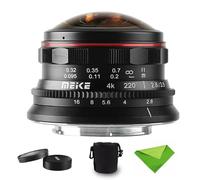 Meike 3.5mm F2.8 Objectif Fisheye Circulaire à focale Manuelle Ultra Grand Angle pour appareils Photo Olympus Panasonic Lumix MFT M4/3 E-PL3 E-PL5 E-PM1 E-PM2 Om-D GH5 G6 GX1 GX7 GX8
