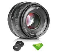 Meike 35mm F1.4 APS-C Objectif de Mise au Point Manuelle à Grande Ouverture pour Appareils Photo Sony E Mount A9 A7III NEX 3 NEX 3N NEX 5 NEX 5T NEX 5R NEX 6 7 A5000 A5100 A6000 A6100 A6300 A6500