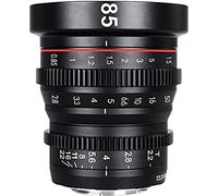 Meike 85mm T2.2 Objectif cinéma/lentille de Film, Convient pour Les enregistrements de Films Haute résolution en 4K, MFT Mount