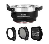 Meike Adaptateur MF pour objectif PL Mount Cine vers appareil photo Sony E | MK-PLTE-C, avec filtres VND et UV, boîte de rangement, mise au point manuelle, caméras sans miroir ARRI PL vers E Mount