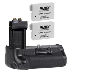 Meike Batterie Grip pour Canon EOS 550D 600D 650D 700D comme BG E8 en qualité originale Power Pack avec déclencheur format portrait et de nombreuses fonctions (Batterie haute Format Poignée/Poignée) â€“ P