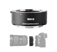 Meike EF-EOSR Adaptateur d'objectif en métal avec mise au point automatique pour objectifs Canon EF/EF-S vers EOS-R, EOS-RP, R5, R6, R7, R10, C70 & RED Komodo