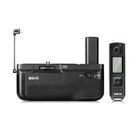 Meike MK-A6500 Pro Battery Grip Télécommande intégrée jusqu'à 100 m pour contrôler la Prise de Vue Fonction de Prise de Vue Verticale pour l'appareil Photo sans Miroir Sony A6500 avec télécommande