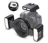 Meike MK-MT24S Macro Twin Lite Flash for Sony A9 A7III A7IIK A7RIII A6400 A6300 A6000 A6500 and Other MI Hot Shoe Mount Mirrorless Cameras