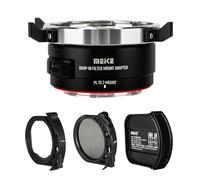 Meike MK-PLTZ-C Adaptateur pour Monture à Mise au Point Manuelle avec filtres ND et UV Variables pour Objectif cinéma Arri à Monture PL et appareils Photo à Monture Nikon Z