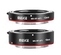 Meike MK-RF-AF1 Bague d'adaptation de tube d'extension macro en métal pour mise au point automatique (13 mm + 18 mm) compatible avec les appareils photo Canon RF-Mount EOS R RP