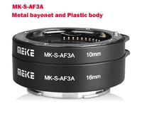 MEIKE MK-S-AF3A anneau adaptateur de Tube d'extension Macro à mise au point automatique en métal 10mm 16mm pour appareil photo Sony Mirrorless e-mount FE-mount A7 NEX - Type MK-S-AF3A