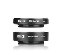 Meike MK-S-AF3B Tube d'extension Auto Focus en plastique Bague d'adaptation Macro pour Sony NEX 3 NEX 5 NEX 6 A6000 A6100 A6300 A6400 A6500 A6600 A7 (10mm +16mm)