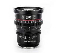 Meike Objectif 12 mm T2.5 S35 Manual Focus Grand Angle Prime Cinema pour Canon EF Mount et Cine Caméscope EOS C100 Mark II, EOS C200, EOS 300 Mark II, EOS C300 Mark III, Zcam E2-S6 6K
