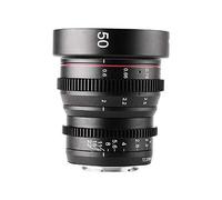 Meike Objectif 50mm T2.2 Mini Manual Focus WideAngle Cinema Lens for M43 Micro Four Thirds MFT Mount Cameras BMPCC 4K Z CAM E2
