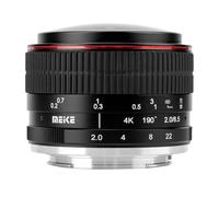 Meike Objectif fisheye circulaire fixe ultra large 6,5 mm f2.0 pour appareils photo sans miroir EOS-M M100 M10 M6 M5 M3 M2 M50 M6II M200