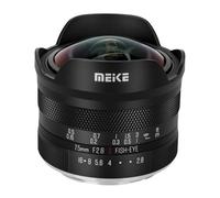 Meike Objectif fisheye circulaire ultra large f2.8/7,5 mm RF - Mise au point manuelle - Objectif APS-C - Compatible avec appareil photo sans miroir Canon EOS-R EOS-RP R5 R5C R6 R7 R10