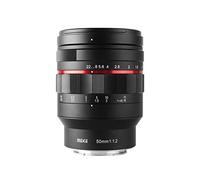 Meike Objectif Fixe MK-50 mm F1.2 à Grande Ouverture pour Appareil Photo Sony Plein Cadre et Sony E Mount APS-C sans Miroir A7 A7 II A7III A7S II A7S III A7R II A7R III A7R IV A9 A9II A7C A6300 A6400