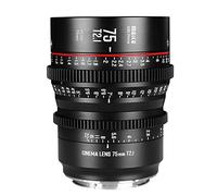 Meike Objectif grand angle grand angle T2.1 S35 pour Canon EF Mount et Cine Caméscope EOS C100 Mark II 75 mm