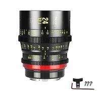 Meike Objectif grand angle T2.1 24 mm pour Canon EF Mount et Cine Caméscope ZCAM E2-F6, E2-F8, Canon EOS C500 Mark II et S35 EOS C100 Mark II, EOS C200, Zcam E2-S6 6K